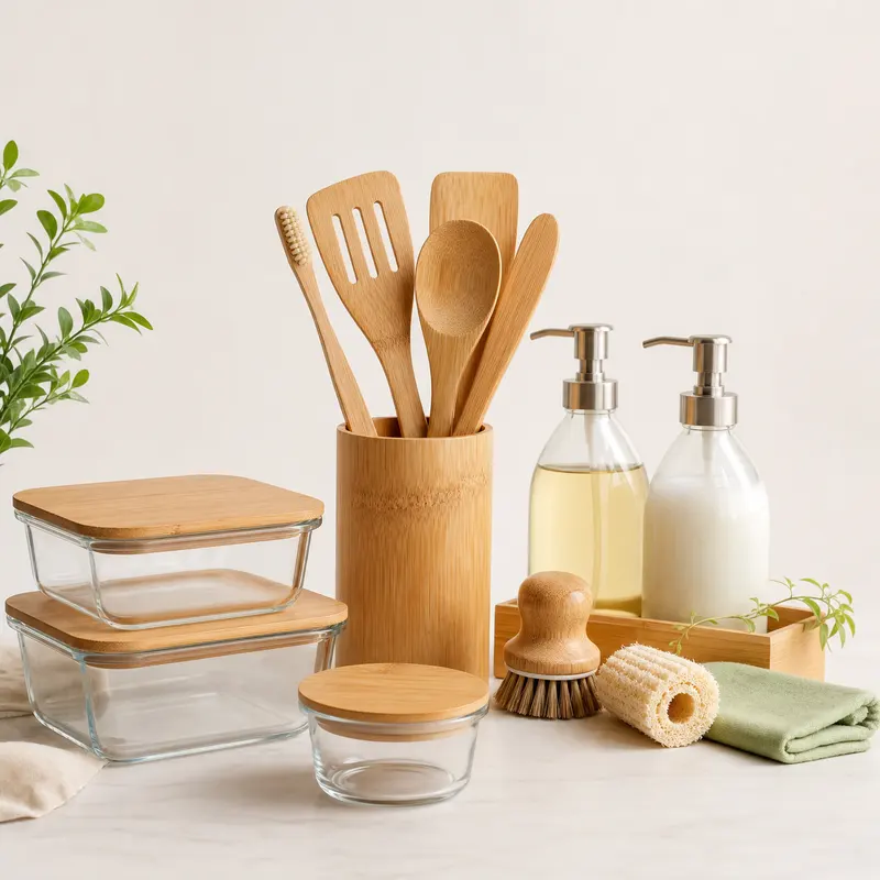 Bộ dụng cụ tre nhà bếp - ảnh sản phẩm Cartiva